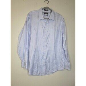 Nordstram Classic Light Blue Men's Dress Shirt‎ by Stafford, L